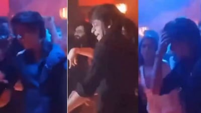 Shah Rukh Khan at Karan Johar's birthday party, Shah Rukh Khan at Karan Johar's birthday party,