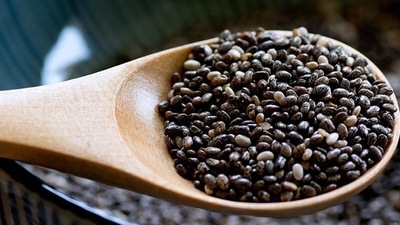 Chia seeds: 2 tablespoons have about 4 grams of protein. Make chia pudding or sprinkle onto your avocado toast. They are great in the morning to get your bowel movements going with a large glass of water. (Pinterest) Chia seeds: 2 tablespoons have about 4 grams of protein. Make chia pudding or sprinkle onto your avocado toast. They are great in the morning to get your bowel movements going with a large glass of water. (Pinterest)