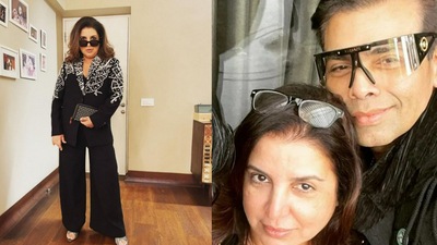 Farah Khan talks about Karan Johar's 50th birthday party.