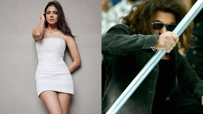 Malavika Mohanan and Salman Khan. Malavika Mohanan and Salman Khan.
