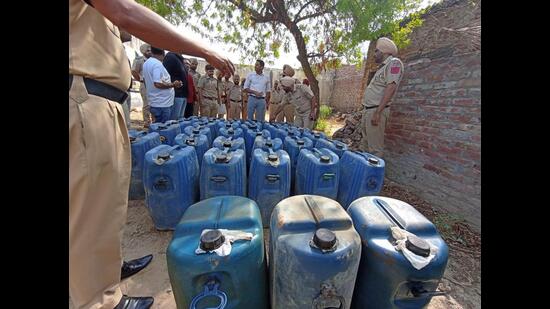 Police recover 8,050 litres of illegally stored petrol, diesel in Sangrur