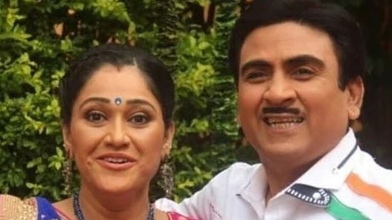 Disha Vakani and Dilip Joshi in a still from Taarak Mehta Ka Ooltah Chashmah.