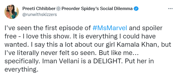 Ms Marvel first reactions praised the representation in the show.