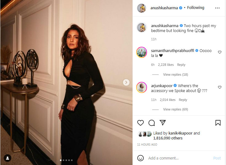 Anushka Sharma shared her pics on Instagram.&nbsp;