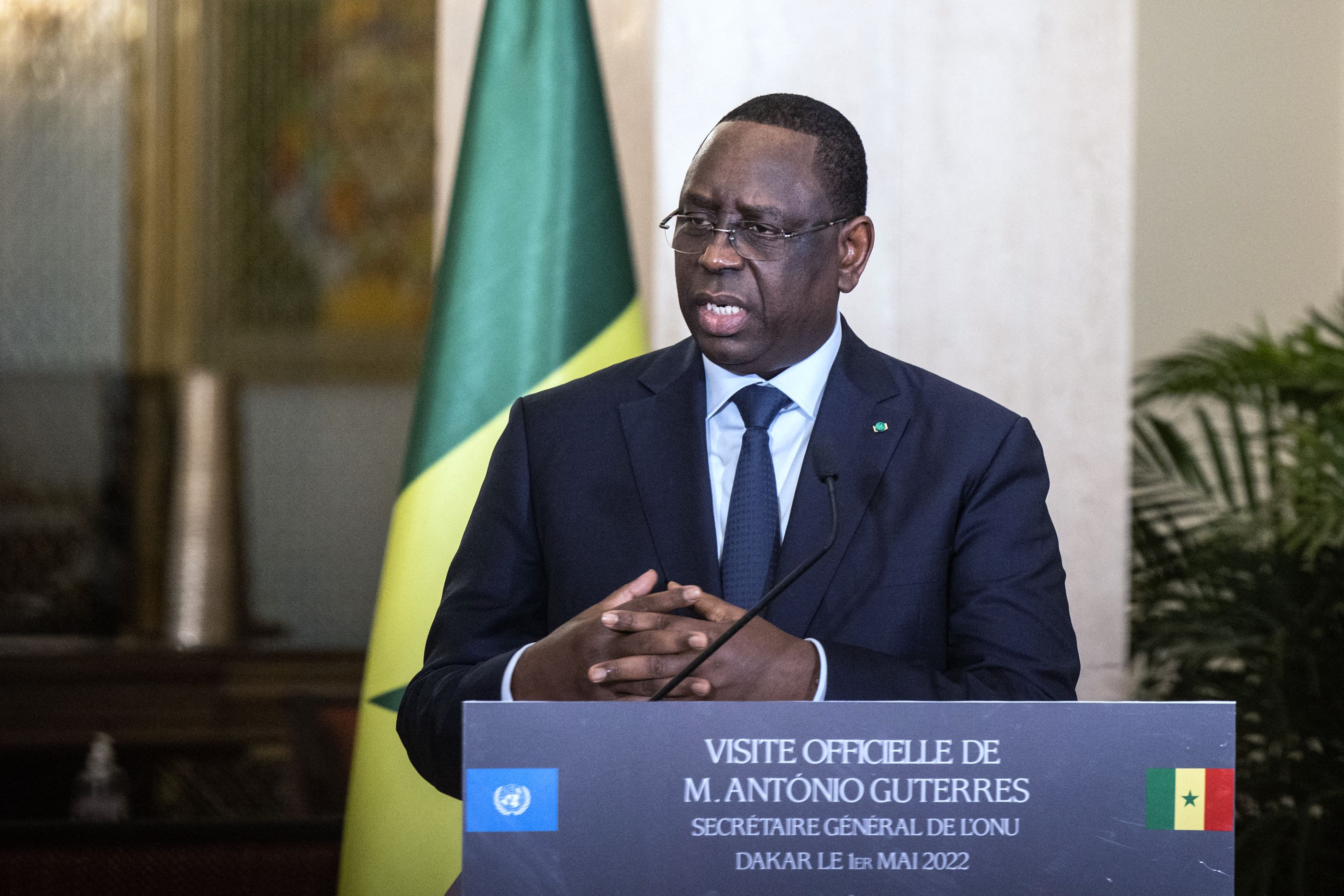 Senegal's President Macky Sall. (Photo by JOHN WESSELS/AFP) Senegal's President Macky Sall. (Photo by JOHN WESSELS/AFP)