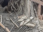 A scene from the site of the incident (HT Photos) A scene from the site of the incident (HT Photos)