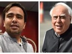 Sibal (right) is contesting as an independent while Chaudhary is doing so on RLD's symbol. 