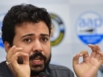 Aam Aadmi Party (AAP) leader Durgesh Pathak.(PTI) Aam Aadmi Party (AAP) leader Durgesh Pathak.(PTI)