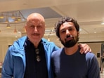 Anupam Kher shares pic with Kunal Nayyar. Anupam Kher shares pic with Kunal Nayyar.