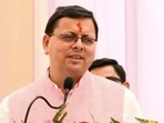 Uttarakhand chief minister Pushkar Singh Dhami. (Twitter/Dhami’s office)