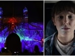 Gateway of India lit up to celebrate release of Stranger Things season 4. Gateway of India lit up to celebrate release of Stranger Things season 4.