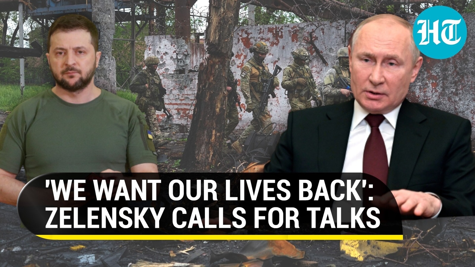 'Not eager but...': Zelensky hints at talks with Putin to end war ...