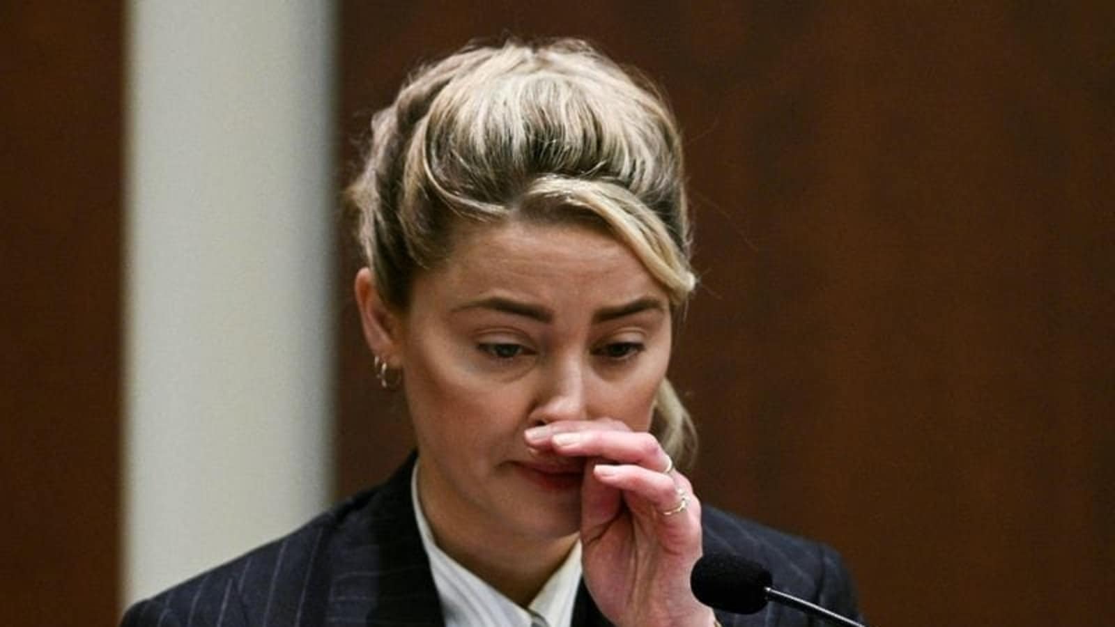Amber Heard says she has received threats ‘every single day’ during trial: ‘People want to put my baby in a microwave’