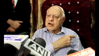 Jammu and Kashmir National Conference (JKNC) President Dr Farooq Abdullah.(ANI Photo) Jammu and Kashmir National Conference (JKNC) President Dr Farooq Abdullah.(ANI Photo)