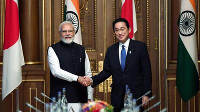 Japan’s decision comes days after Prime Minister Narendra Modi and his Japanese counterpart Fumio Kishida agreed to enhance bilateral security and defence cooperation, including in defence manufacturing, during a meeting on the margins of the Quad Leaders Summit in Tokyo. (ANI PHOTO.) Japan’s decision comes days after Prime Minister Narendra Modi and his Japanese counterpart Fumio Kishida agreed to enhance bilateral security and defence cooperation, including in defence manufacturing, during a meeting on the margins of the Quad Leaders Summit in Tokyo. (ANI PHOTO.)