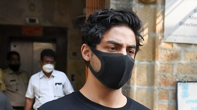 (File photo) Aryan Khan, son of Bollywood actor Shahrukh Khan, leaves the Narcotics Control Bureau (NCB) office after marking his attendance. (PTI) (File photo) Aryan Khan, son of Bollywood actor Shahrukh Khan, leaves the Narcotics Control Bureau (NCB) office after marking his attendance. (PTI)