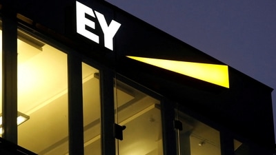 FILE PHOTO: The logo of Ernst &amp; Young is seen at a branch in Zurich, Switzerland.&nbsp; (REUTERS)