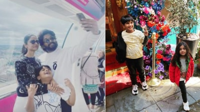Allu Arjun vacations in London with family. Allu Arjun vacations in London with family.