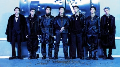 BTS Proof concept photos: Group poses in front of bullet-ridden