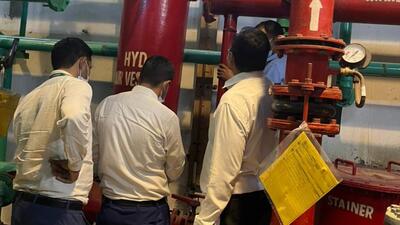A team of health officials reached the housing complex in Gurugram on Friday, and collected water samples. (Sourced) A team of health officials reached the housing complex in Gurugram on Friday, and collected water samples. (Sourced)