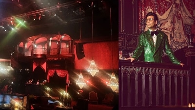Karan Johar's party venue was no less than a magnificent film set. Karan Johar's party venue was no less than a magnificent film set. 
