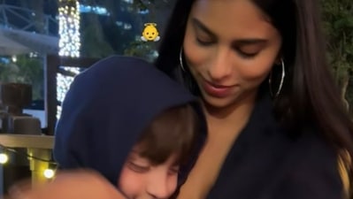 Suhana Khan birthday wished brother AbRam on Instagram. Suhana Khan birthday wished brother AbRam on Instagram.