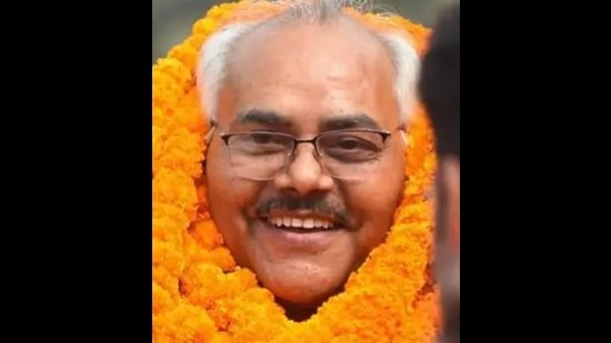 SP’s Lal Bihari Yadav is an MLC representing Varanasi teachers’ constituency since 2020. (File photo)