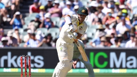 Australia's David Warner in action.(REUTERS)