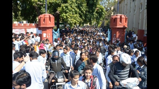 Dr Bhimrao Ambedkar University in Agra has proud legacy of having given two prime ministers, including late Atal Behari Vajpayee and Late Chaudhary Charan Singh, besides the present president of India, Ram Nath Kovind, former vice-president Shankar Dayal Sharma and national security advisor Ajeet Doval to name a few illustrious alumni of the university. (file photo)