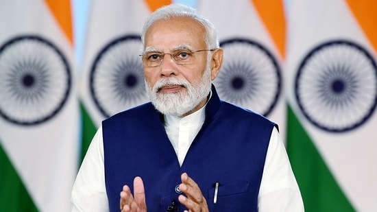 PM Modi will inaugurate Bharat Drone Mahotsav 2022 at Pragati Maidan.(ANI)