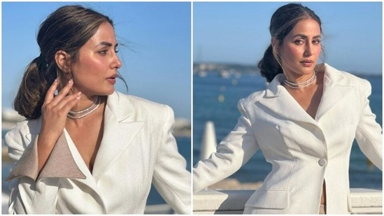 Cannes 2022: Hina Khan is slaying it at the Cannes this year. The actor is sharing snippets of her red carpet looks on her Instagram profile and it is getting better by the day. Hina, on Friday, made our day better with a slew of pictures of her recent look at the French Riviera and it is making us swoon. Take a look at her pictures here.(Instagram/@realhinakhan)
