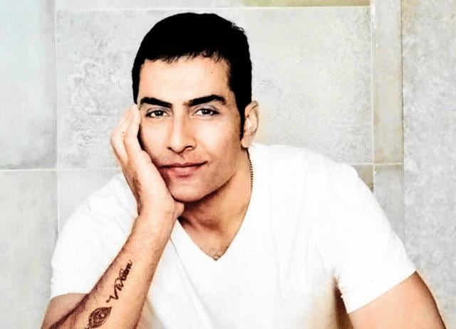 Sudhanshu at 22, when he was always experimenting with hairstyles