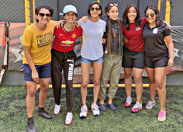The team behind Sisters in Sweat The team behind Sisters in Sweat