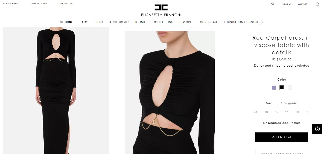 The price of the ensemble Anushka Sharma wore.&nbsp; (elisabettafranchi.com)