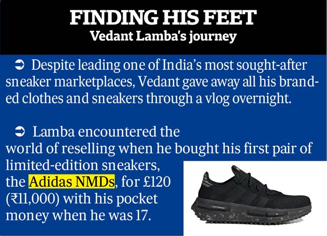 Vedant’s sneaker journey