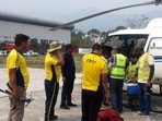 The Uttarakhand State Disaster Response Force (SDRF) has sent a High-Altitude Rescue team and a chopper to the area to launch a rescue operation on Saturday evening. (SDRF.)