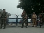 Indo-Nepal border has been sealed in view of Champawat by-election.(ANI) Indo-Nepal border has been sealed in view of Champawat by-election.(ANI)