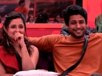 Rashami Desai and Sidharth Shukla in Bigg Boss 13. Rashami Desai and Sidharth Shukla in Bigg Boss 13.