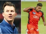 Former Australia speedster Brett Lee and pace sensation Umran Malik Former Australia speedster Brett Lee and pace sensation Umran Malik