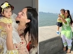 Mahhi Vij with daughter Tara.