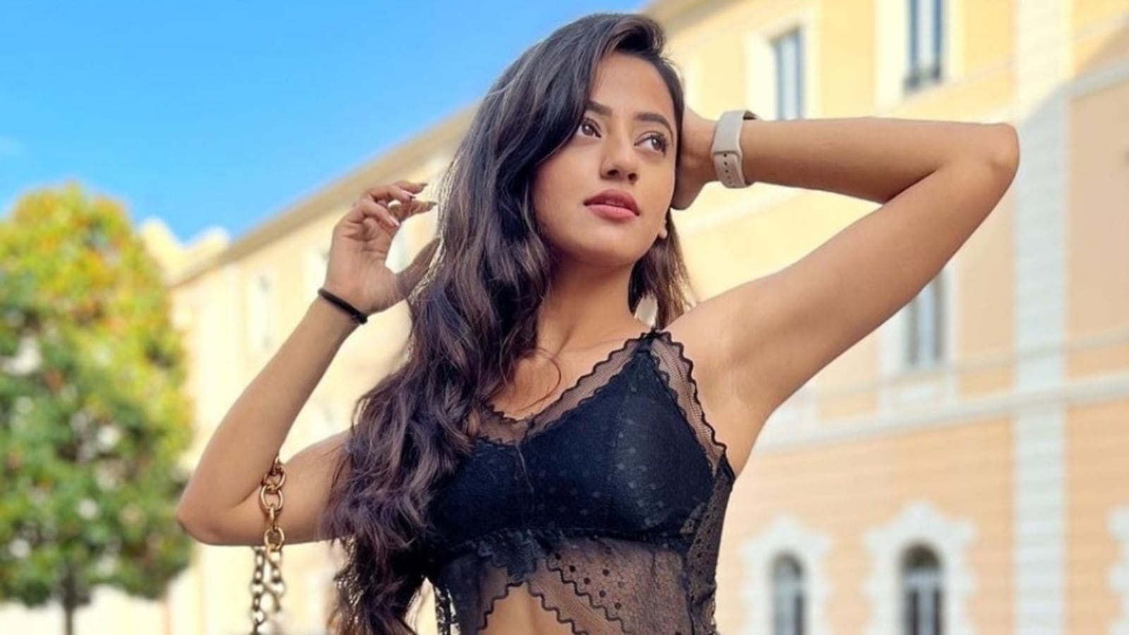 Helly Shah in sheer bralette and baggy jeans is ‘monkeying around in Monte Carlo’, serves vacay fashion goals