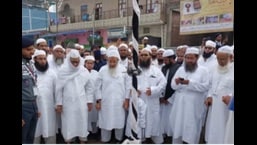Jamiat Ulema-e-Hind in the presence of Muslim scholars at Eidga of Devaband  (HT)