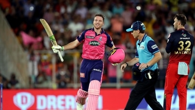 Buttler scored his fourth century of the season (PTI) Buttler scored his fourth century of the season (PTI)