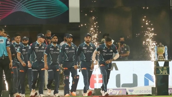 Gujarat Titans in their debut IPL season(IPLt20.com)