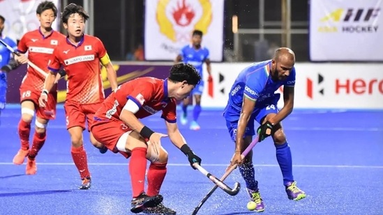 Indian men's hockey team against Japan(Hockey India)