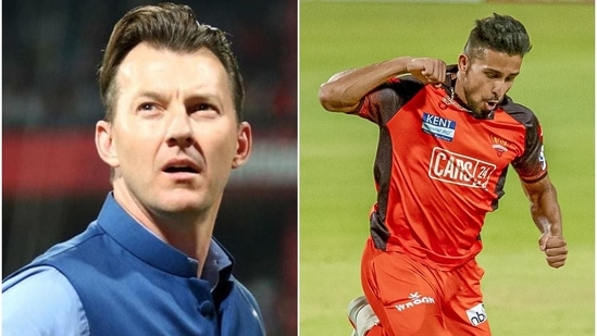 Former Australia speedster Brett Lee and pace sensation Umran Malik