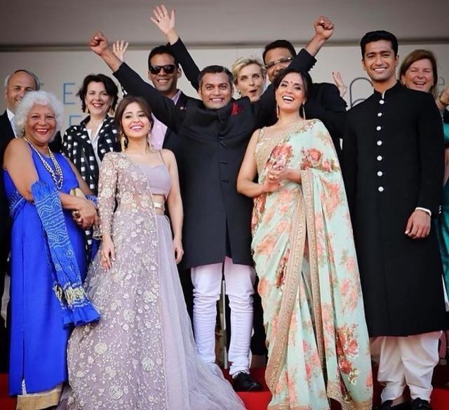 Richa with the cast of Masaan at Cannes (Photo:Instagram) Richa with the cast of Masaan at Cannes (Photo:Instagram)