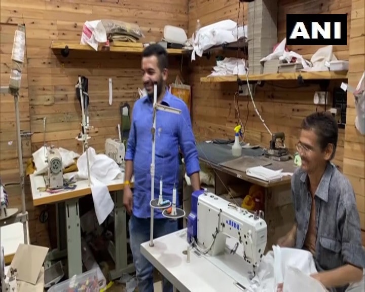 The quintessential political attire, kurta-pyjama sales are accelerating in Indore ahead of polls. (ANI)
