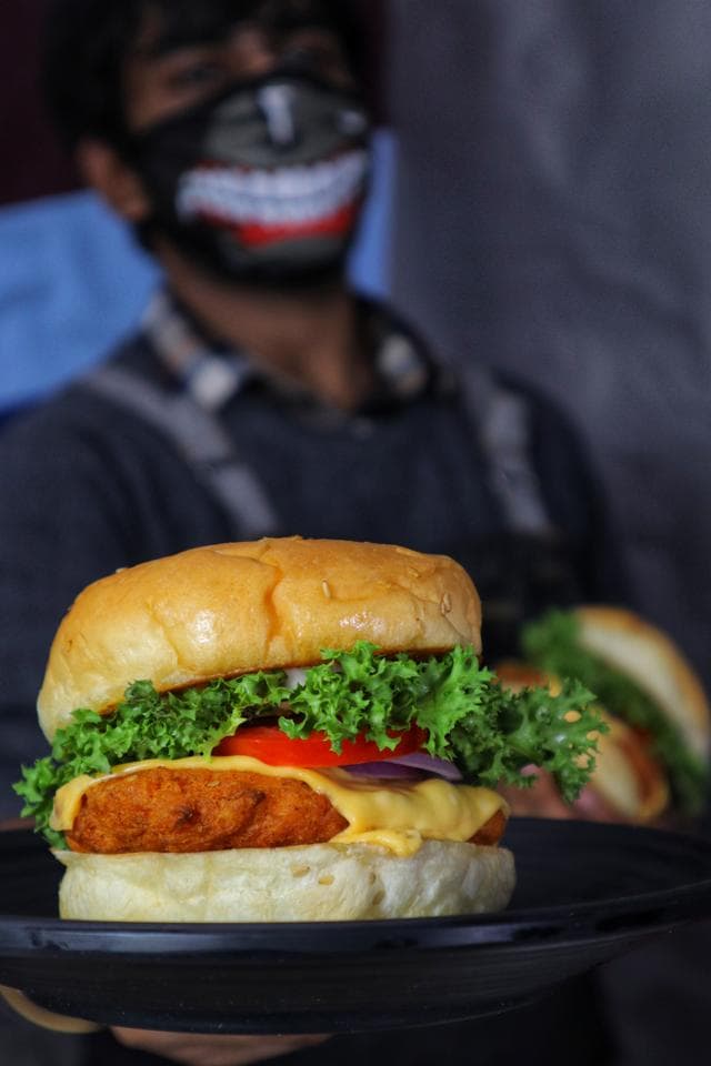 Hashbrown burger