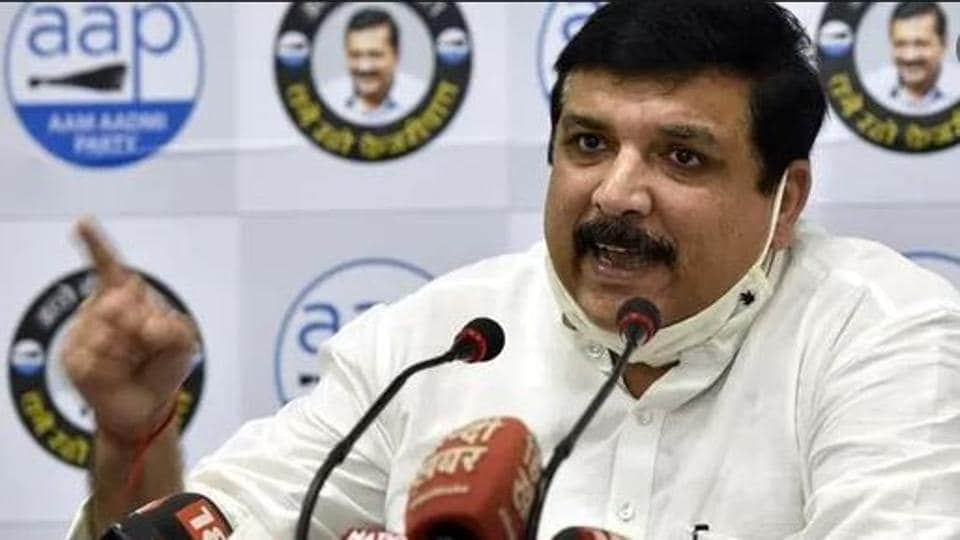 Aam Aadmi Party (AAP) Rajya Sabha MP Sanjay Singh. (HT file photo) Aam Aadmi Party (AAP) Rajya Sabha MP Sanjay Singh. (HT file photo)